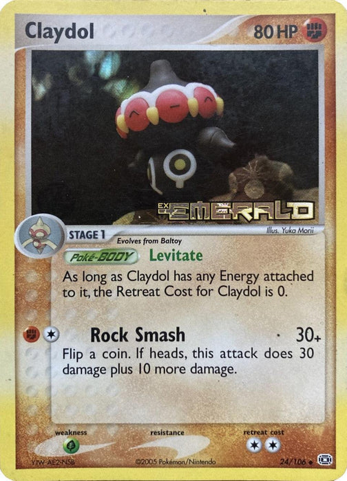 Claydol (24/106) (Stamped) [EX: Emerald] - for just $16! 