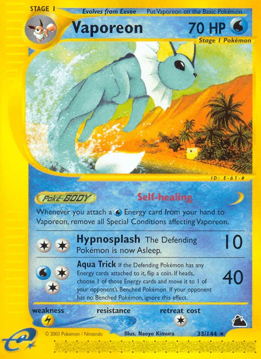 Vaporeon (33/144) [Skyridge] - for just $37.15! 
