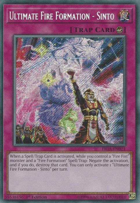 Ultimate Fire Formation - Sinto [FIGA-EN021] Secret Rare - for just $0.15! 
