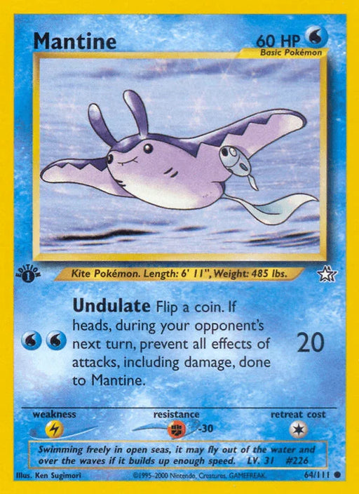 Mantine (64/111) [Neo Genesis 1st Edition] - for just $0.35! 