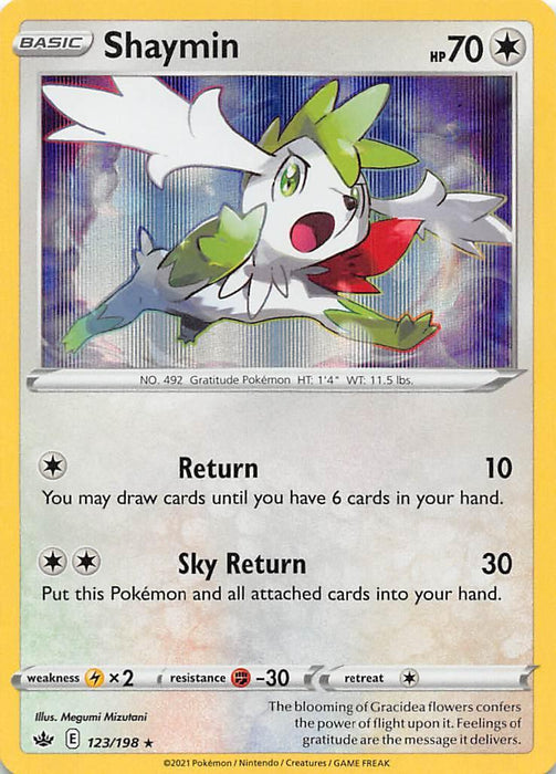 Shaymin (123/198) [Sword & Shield: Chilling Reign] - for just $0.15! 