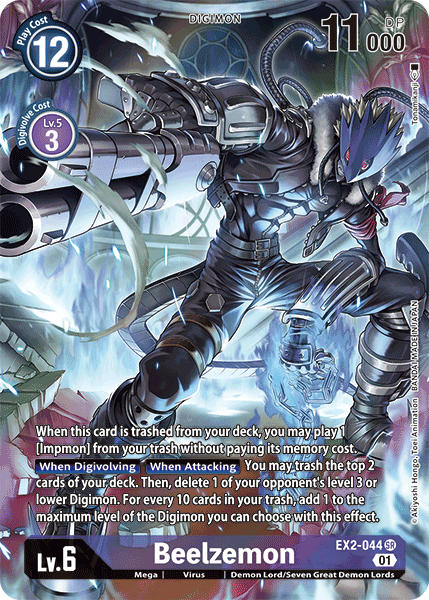 Beelzemon [EX2-044] (Alternate Art) [Digital Hazard] - Just $5.20! Shop now at Retro Gaming of Denver