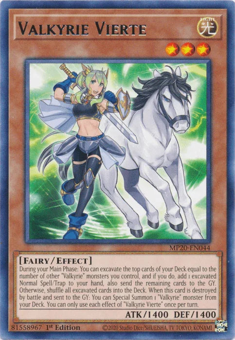 Valkyrie Vierte [MP20-EN044] Rare - for just $0.10! 