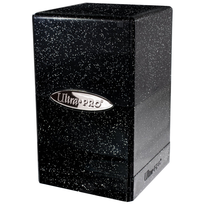 Ultra PRO: Satin Tower - Glitter Black - for just $0! 
