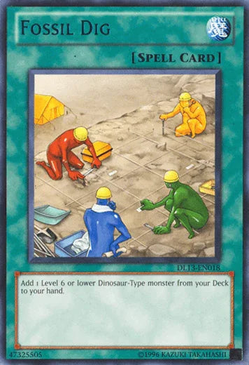 Fossil Dig (Blue) [DL13-EN018] Rare - for just $1.05! 