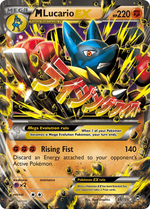 M Lucario EX (55/111) [XY: Furious Fists] - for just $20.40! 