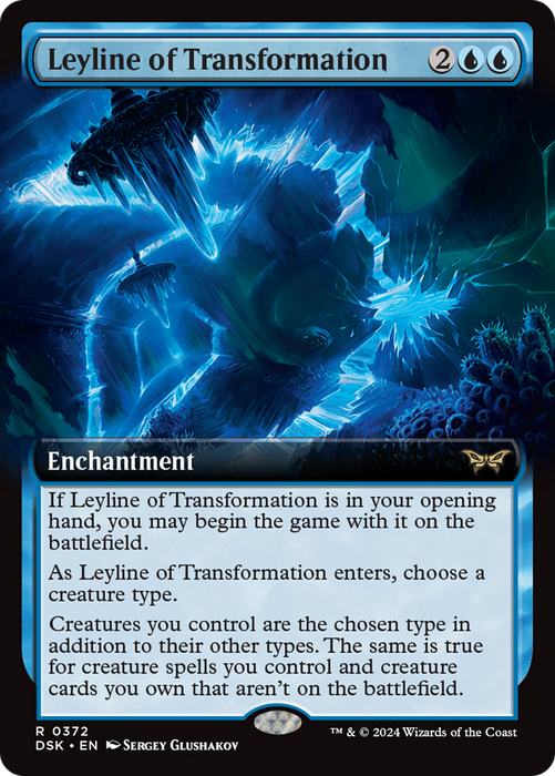 Leyline of Transformation (DSK-372) - Duskmourn: House of Horror: (Extended Art) Foil - for just $0.47! 