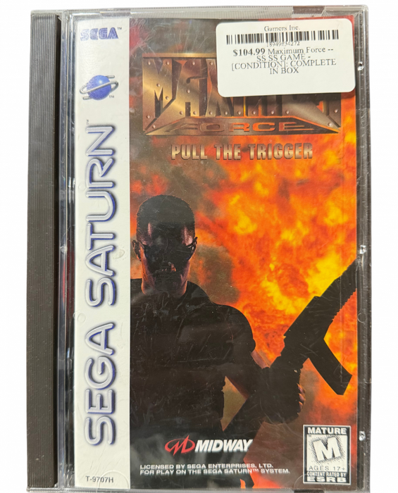Maximum Force [COMPLETE IN BOX] – Sega Saturn (SS) - for just $104.99! 