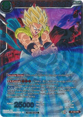 Energy Volley Gogeta (Series 7 Super Dash Pack) (P-134) [Promotion Cards] - for just $0.10! 