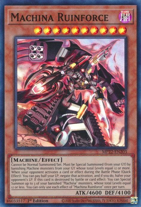 Machina Ruinforce [MP22-EN203] Super Rare - for just $0.10! 