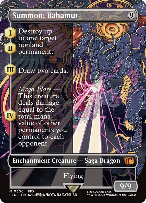 Summon: Bahamut (FIN-356) - FINAL FANTASY: (enchantment) (Borderless) - for just $14.38! 
