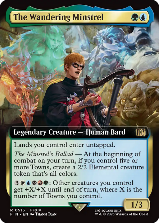The Wandering Minstrel (FIN-515) - FINAL FANTASY: (Extended Art) Foil - for just $3.30! 
