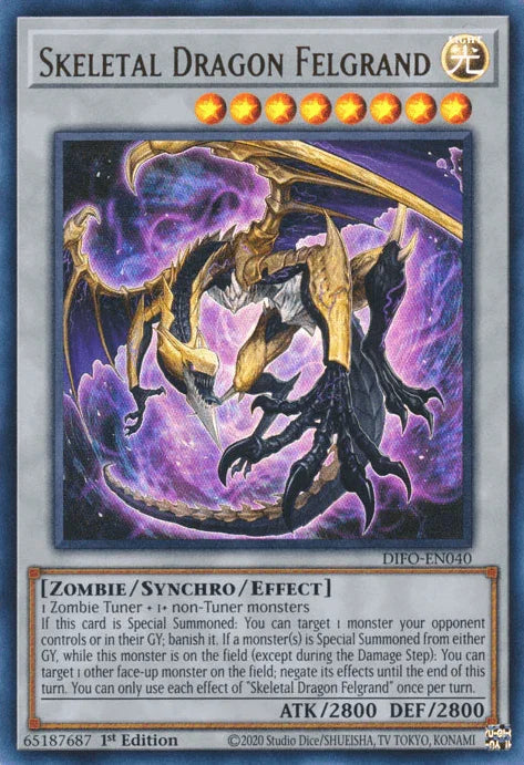 Skeletal Dragon Felgrand [DIFO-EN040] Ultra Rare - for just $0.20! 