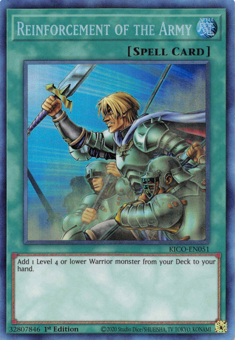 Reinforcement of the Army (Collector's Rare) [KICO-EN051] Collector's Rare - for just $4.55! 