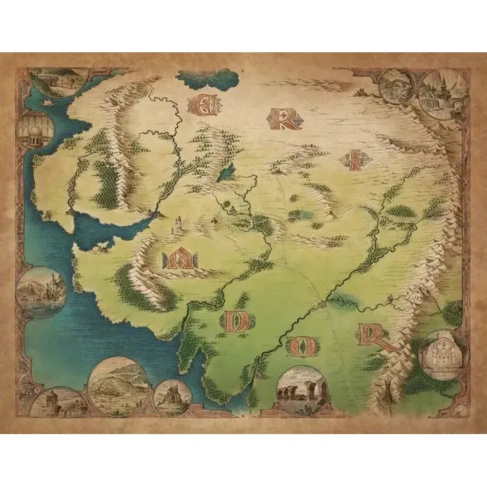 The One Ring Map The Lord of the Rings 1000 Piece Jigsaw Puzzle Kosmos - for just $29.99! 