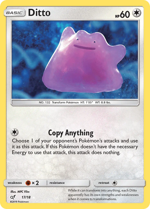 Ditto (17/18) [Sun & Moon: Detective Pikachu] - for just $4.45! 