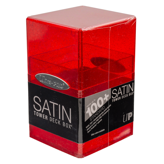 Ultra PRO: Satin Tower - Glitter Red - for just $0! 
