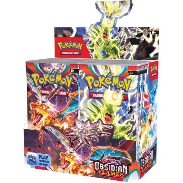 Pokemon Scarlet & Violet | Obsidian Flames | Booster Display (36 Packs) - Just $149.99! Shop now at Retro Gaming of Denver