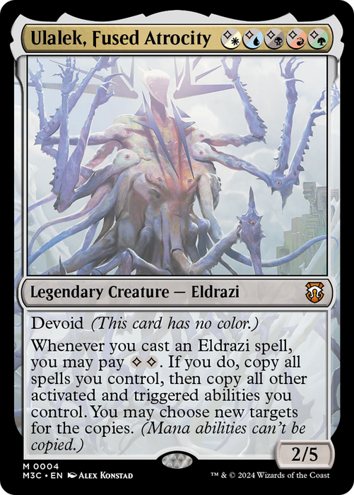 Ulalek, Fused Atrocity (M3C-004) - Modern Horizons 3 Commander: (devoid) - for just $0.16! 