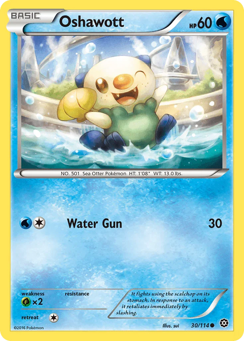 Oshawott (30/114) [XY: Steam Siege] - for just $0.10! 
