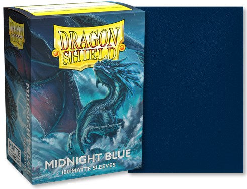 Dragon Shield: Standard 100ct Sleeves - Midnight Blue (Dual Matte) - Just $8.95! Shop now at Retro Gaming of Denver