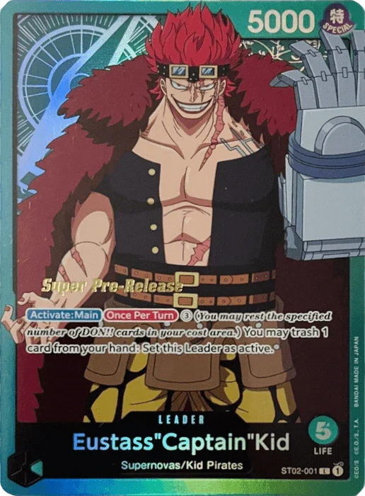 Eustass"Captain"Kid (001) [Super Pre-Release Starter Deck: Worst Generation] - for just $19.10! 