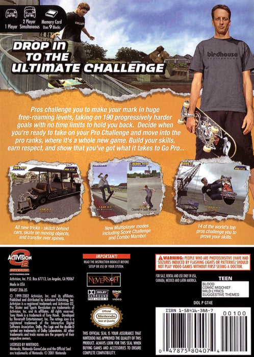 Tony Hawk's Pro Skater 4 – GameCube (GC) - for just $13.99! 