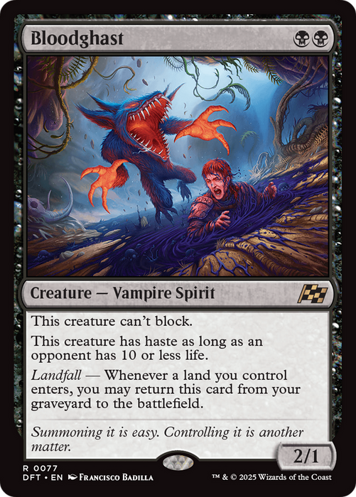 Bloodghast (DFT-077) - Aetherdrift Foil - for just $0.81! 