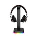 Desktop Gamer 2 In 1 RGB Headphone Stand Power Strip Desk Gaming Headset Holder With 2 USB Charging Earphone Hanger - for just $67.20! 