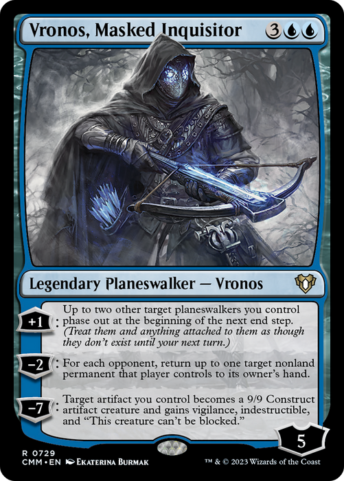 Vronos, Masked Inquisitor (CMM-729) - Commander Masters - for just $1.09! 