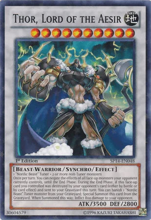 Thor, Lord of the Aesir [SP14-EN048] Starfoil Rare - for just $0.50! 