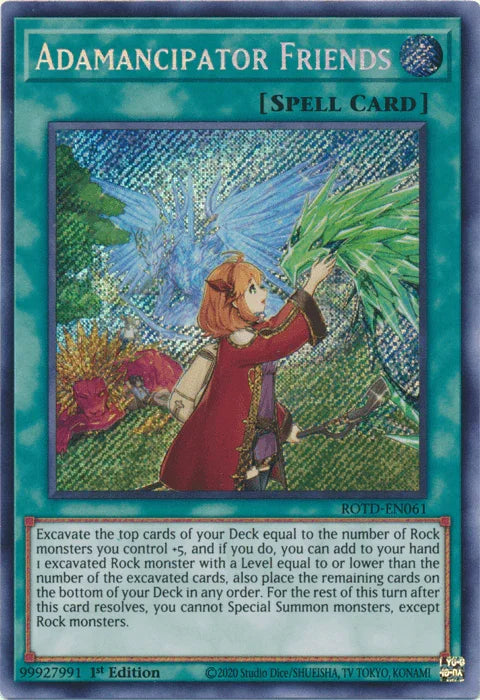 Adamancipator Friends [ROTD-EN061] Secret Rare - for just $1.70! 