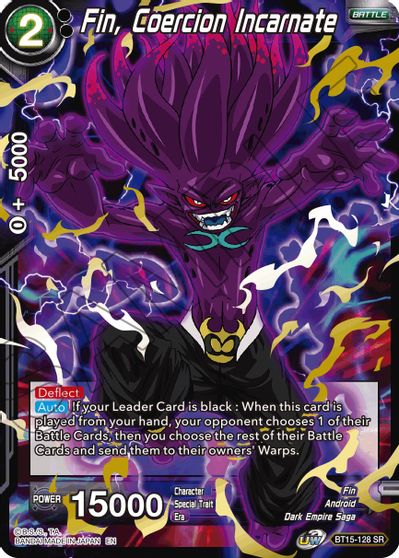 Fin, Coercion Incarnate (BT15-128) [Saiyan Showdown] - for just $0.10! 