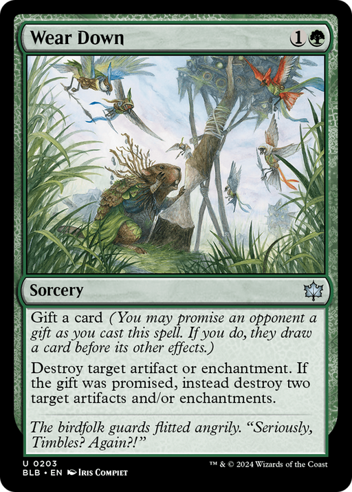 Wear Down (BLB-203) - Bloomburrow - for just $0.08! 