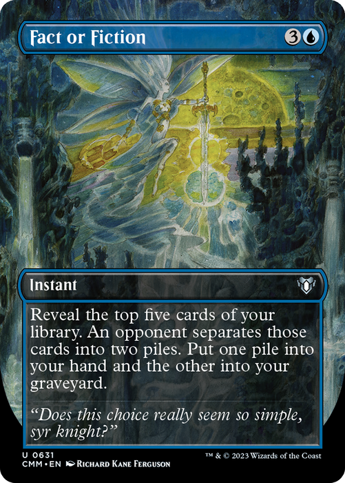 Fact or Fiction (CMM-631) - Commander Masters (Borderless) - for just $0.12! 