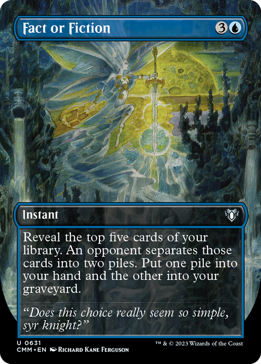 Fact or Fiction (CMM-631) - Commander Masters (Borderless) - for just $0.12! 