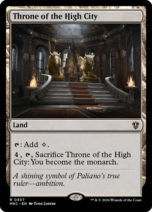 Throne of the High City (MKC-307) - Murders at Karlov Manor Commander - for just $0.07! 