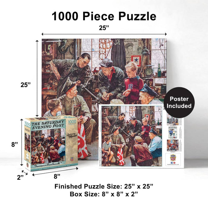 Saturday Evening Post - Homecoming Marine 1000 Piece Jigsaw Puzzle - for just $16.99! 