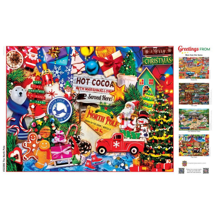 Greetings From The North Pole - 500 Piece Jigsaw Puzzle - for just $14.99! 