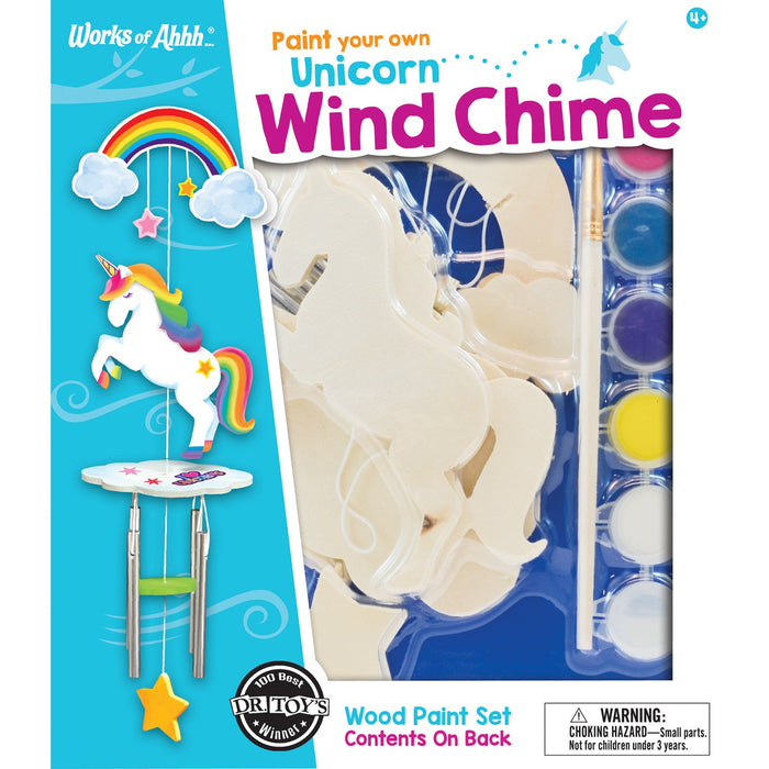 Unicorn Wind Chime Wood Craft & Paint Kit - Just $16.99! Shop now at Retro Gaming of Denver