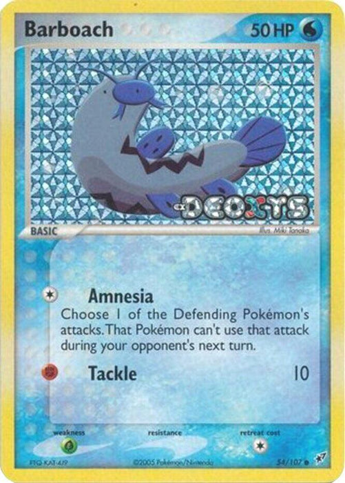 Barboach (54/107) (Stamped) [EX: Deoxys] - for just $4! 