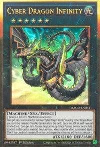 Cyber Dragon Infinity (Alternate Art) [MAGO-EN033] Gold Rare - for just $0.45! 
