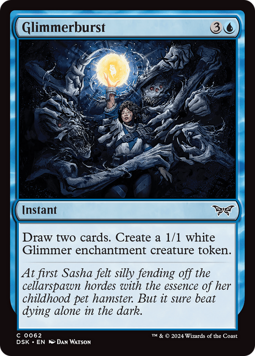 Glimmerburst (DSK-062) - Duskmourn: House of Horror Foil - for just $0.04! 