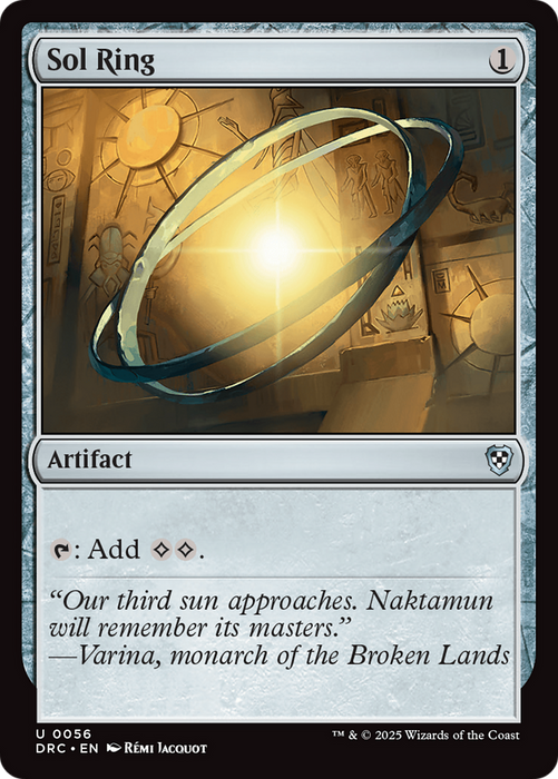 Sol Ring (DRC-056) - Commander: Aetherdrift - for just $0.47! 