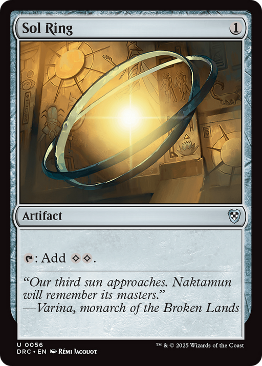 Sol Ring (DRC-056) - Commander: Aetherdrift - for just $0.41! 
