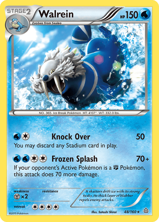 Walrein (48/160) [XY: Primal Clash] - for just $0.15! 