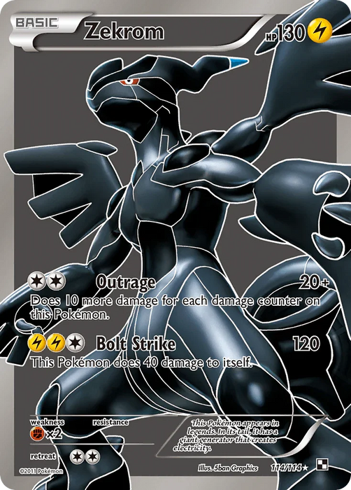 Zekrom (114/114) [Black & White: Base Set] - for just $49.70! 