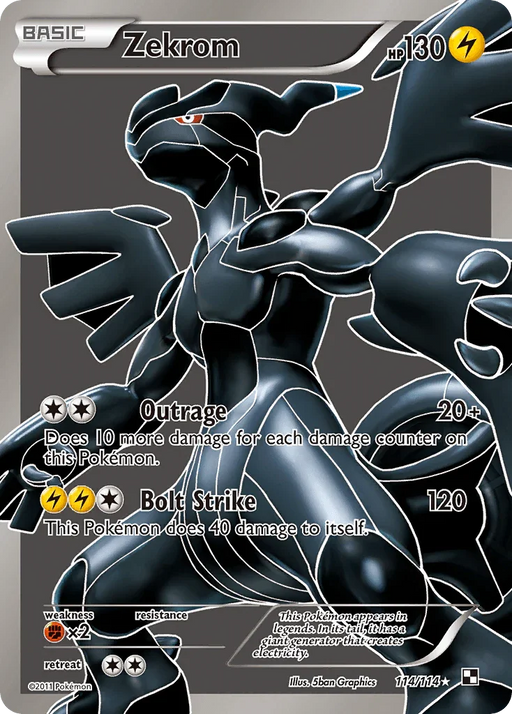 Zekrom (114/114) [Black & White: Base Set] - for just $48.20! 