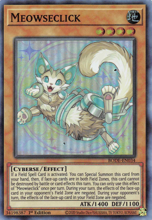 Meowseclick [BODE-EN034] Super Rare - for just $0.10! 