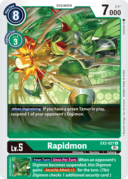 Rapidmon [EX2-027] [Digital Hazard] - Just $0.09! Shop now at Retro Gaming of Denver